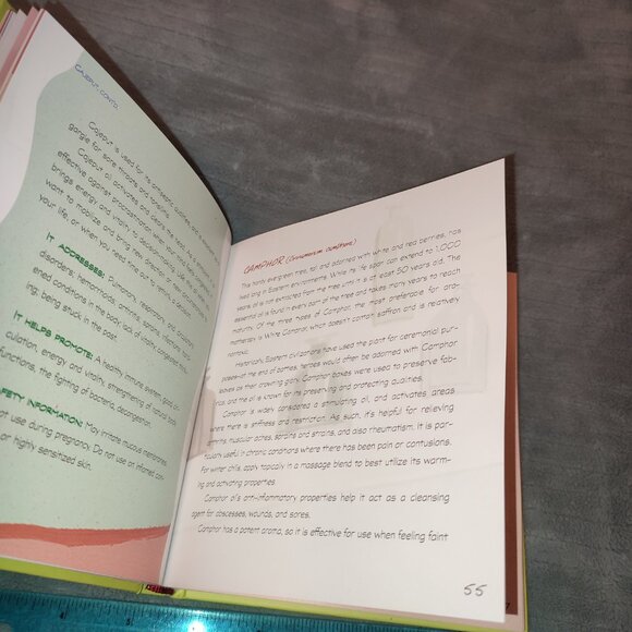 Deluxe Book Aromatherapy 101 Karen Downes Hardcover Colorful Essential Oils - Picture 8 of 12